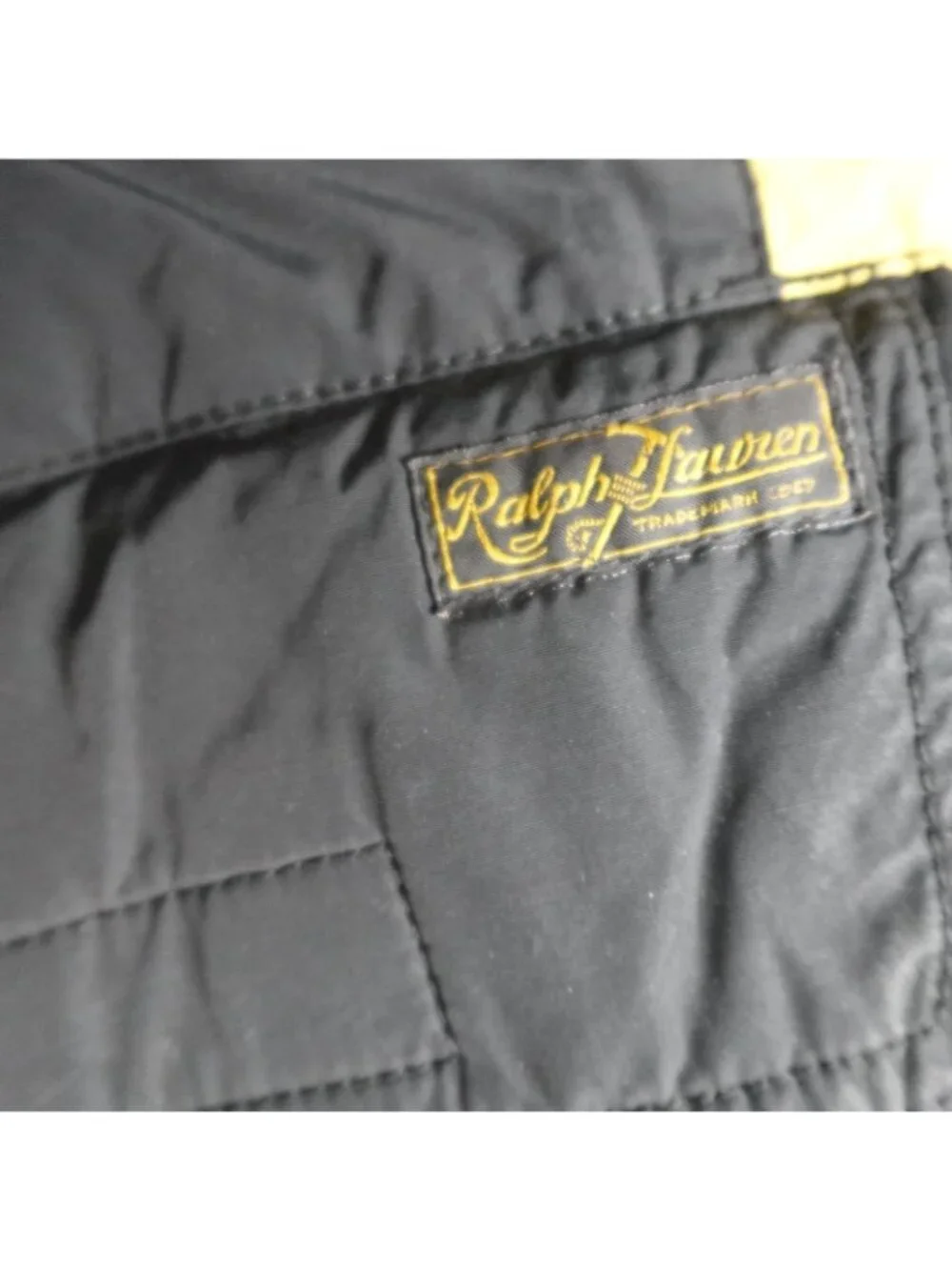Polo Ralph Lauren Jacket Large Black Full Zip Mountain Division Hooded Vintage